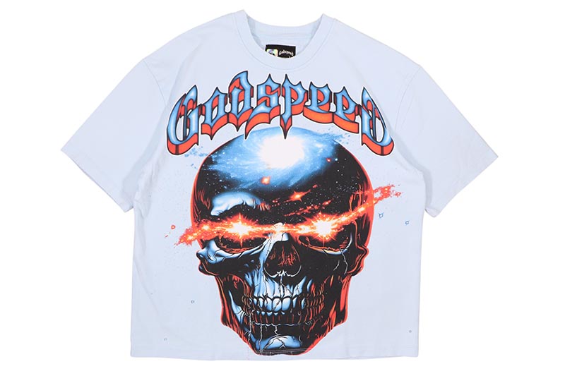 GODSPEED GALAXSEE T-SHIRT (ICE BLUE) ゴッドスピード ニューヨーク/ショートスリーブティーシャツ/アイスブルー 25,696円