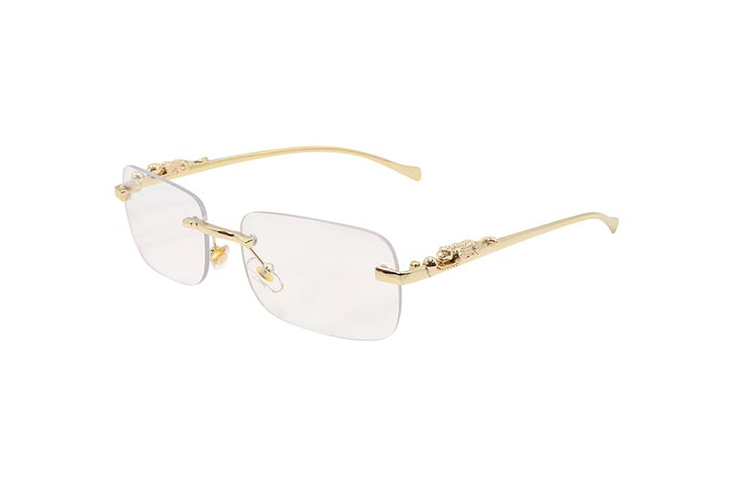 KD EYEWEAR PANTHER LEOPARD RIMLESS SUNGLASSES (CLEAR) ケイディー・アイウェア/サングラス/オリジナルケース/クリア