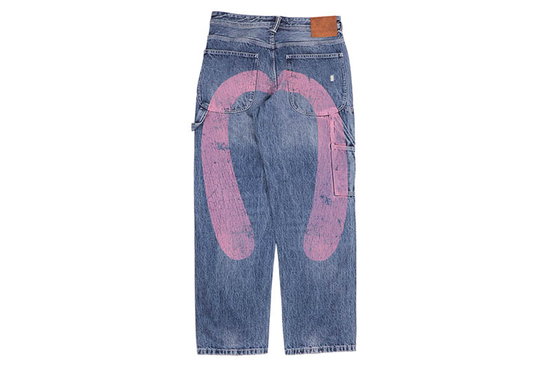 楽天市場】EVISU WASHED AND DISTRESSED DAICOCK PRINT RELAX FIT