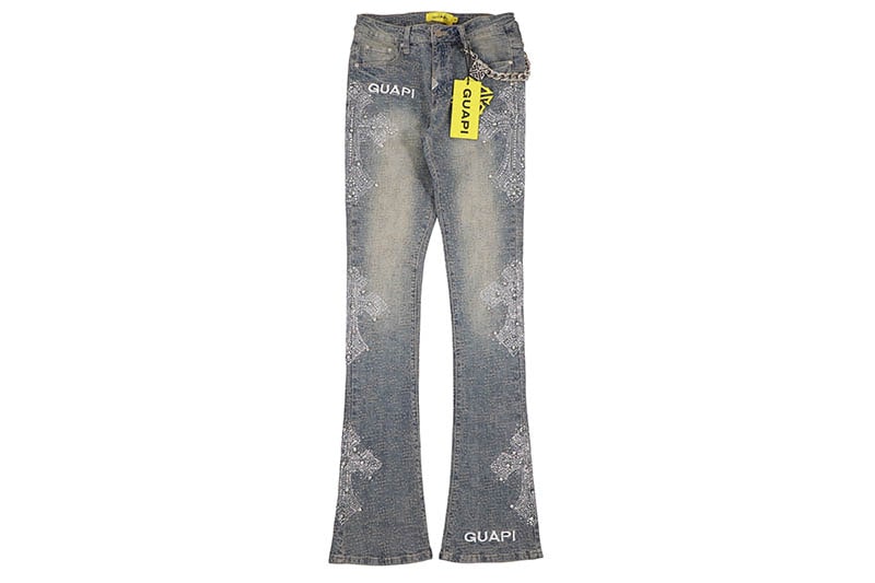 楽天市場】GUAPI グアピ フレアデニムパンツ 28-32インチ