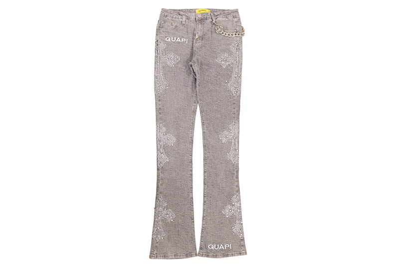 グアピ　フレアパンツ 楽天市場】GUAPI グアピ フレアデニムパンツ メンズ ロング丈