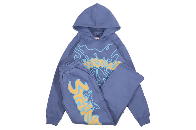SB STUDIOS SB V2 SWEATSUIT (BLUE/YELLOW) エスビースタジオ/スウェットセットアップ/ブルー イエロー