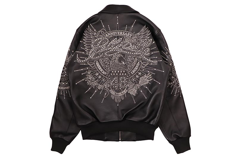 Pelle Pelle 48TH ANNIVERSARY JACKET (126-37585-BLK:BLACK)ペレペレ/レザージャケット/ブラック｜GROW AROUND グロウアラウンド