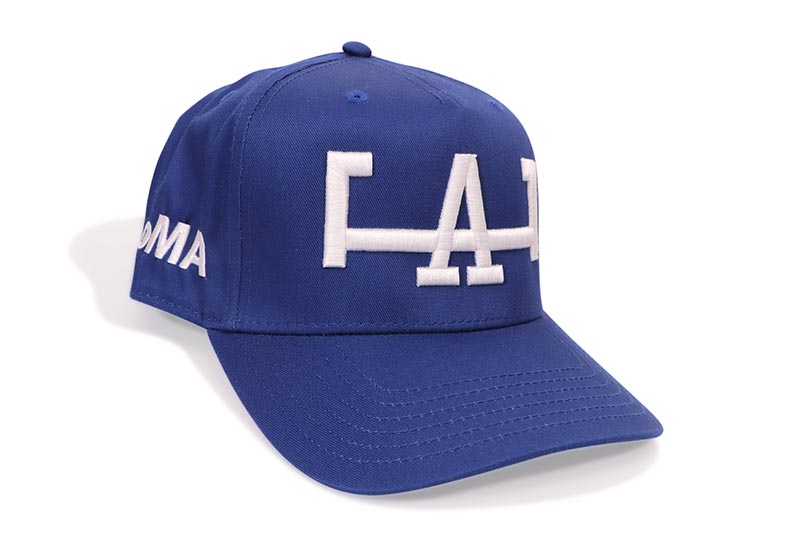 oMA STUDIOS LA HAT CURVED BRIM (BLUE) オマ・スタジオ/オー・エム・エー・スタジオ/スナップバックキャップ/ブルー