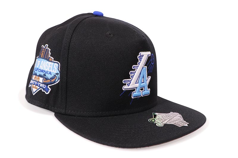 TWNTY TWO LA CITY OF ANGELS SNAPBACK CAP (BLACK)トゥエンティートゥー/ロサンゼルスドジャース/シティオブエンジェルス/スナップバックキャップ/ブラック｜GROW AROUND グロウアラウンド