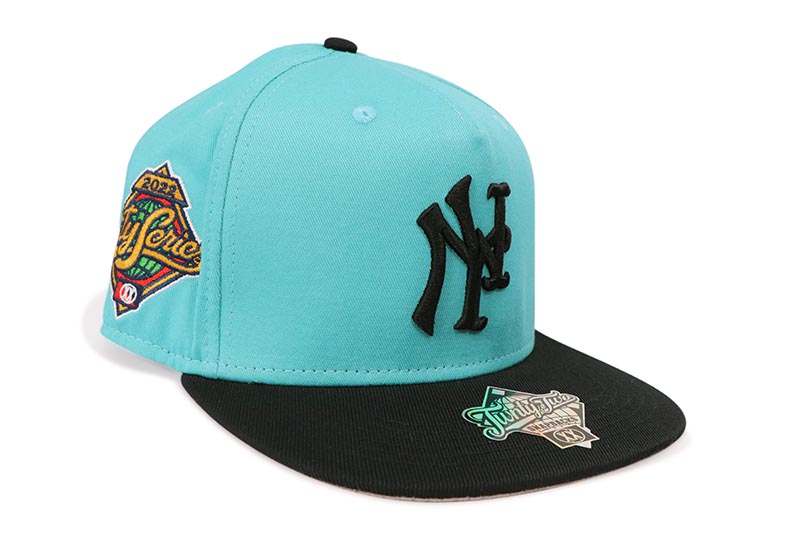 TWNTY TWO NY FVCKING CITY SNAPBACK CAP (EMERALD GREEN/NAVY) トゥエンティートゥー/ニューヨークヤンキース/ニューヨークメッツ/スナップバックキャップ/エメラルドグリーン ネイビー 8,140円