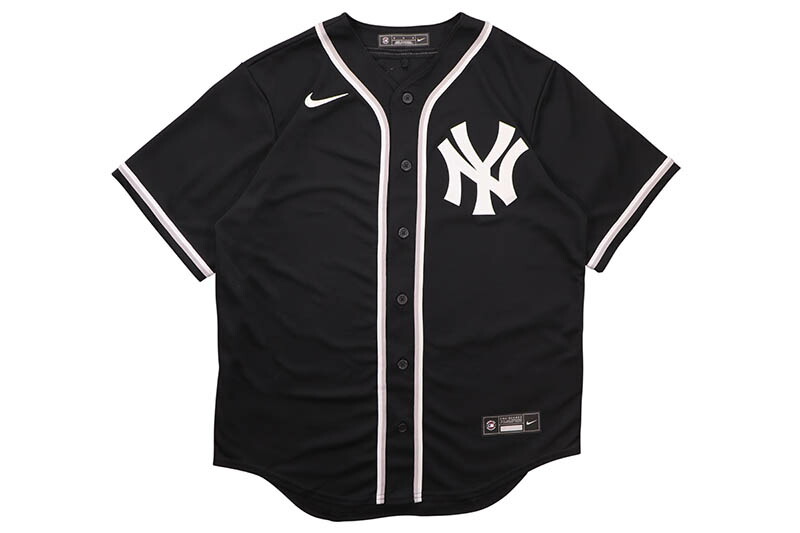 NIKE NEW YORK YANKEES TEAM CARBON REPLICA JERSEY (RP26-0HM3-NK-JJ9:BLACK) ナイキ/MLB/ベースボールジャージ/ニューヨークヤンキース/ブラック