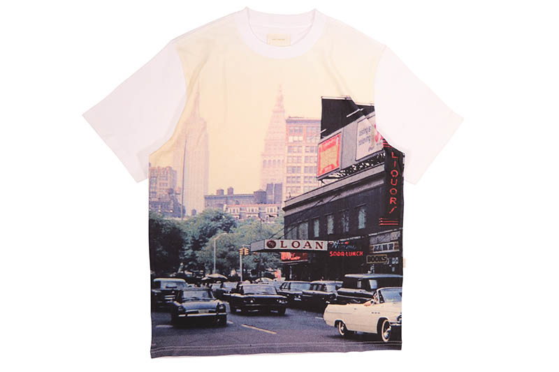 AIME LEON DORE SPRING PHOTO T-SHIRTS (BRIGHT WHITE)エイメレオンドレ/ショートスリーブティーシャツ/ブライトホワイト｜GROW AROUND グロウアラウンド