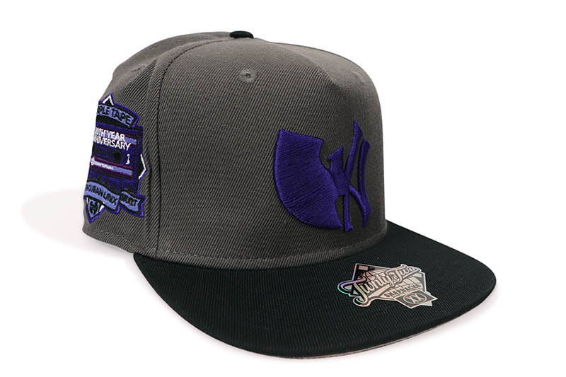 TWNTY TWO WU-TANG PURPLE TAPE 30TH YEAR ANNIVERSARY SNAPBACK CAP (CHARCOAL/BLACK)トゥエンティートゥー/WU-TANG CLAN/ウータンクラン/スナップバックキャップ/チャコールグレー ブラック|GROW AROUND グロウアラウンド