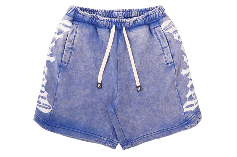 GODSPEED COURTSIDE SHORTS (ROYAL WASH)ゴッドスピードニューヨーク/スウェットショーツ/ロイヤル ウォッシュ｜GROW AROUND グロウアラウンド
