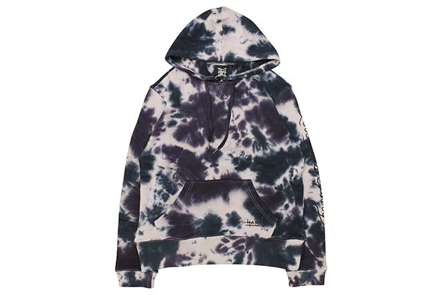 ED HARDY EAGLE TIE DYE HOODIE (PURPLE) エドハーディー/プルオーバーフーディー/パープル