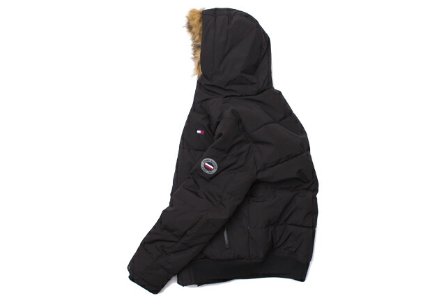 tommy hilfiger black parka