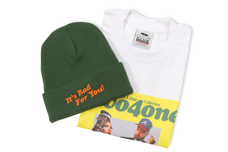 PRO CLUB JAY WORTHY TWO4ONE BULLSHIT KNIT CAP  L/S T-SHIRT (WHITE)  114Jプロクラブ/ロングスリーブティーシャツ/ニットキャップ/メンズ/レディース/シンプル/アメリカサイズ/大きいサイズ/ゆったり/厚手/頑丈/無地/ホワイト  GROW AROUND グロウアラウンド