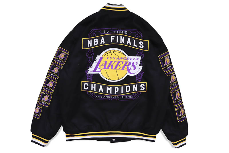 JH Design LOS ANGELES LAKERS NBA CHAMPIONS REVERSIBLE JACKET