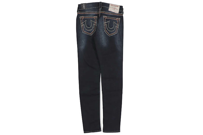 TRUE RELIGION RICKY 濃紺ストレートデニムパンツ　31×34. Amazon | True Religion メンズ Ricky ストレートレッグジーンズ