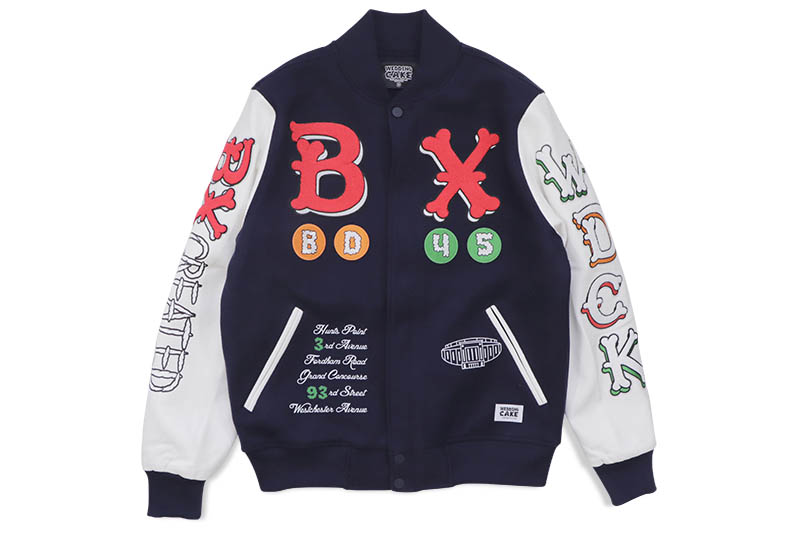 楽天市場】WEDDING CAKE BROOKLYN VARSITY JACKET (WC6970322:JET