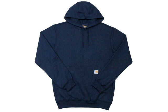 Carhartt MIDWEIGHT PULLOVER HOODIE (K121:472/NAVY) カーハート/プルオーバーフーディー/メンズ/レディース/ビッグシルエット/シンプル/ネイビー