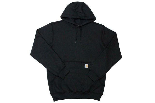 Carhartt MIDWEIGHT PULLOVER HOODIE (K121:BLK/BLACK) カーハート/プルオーバーフーディー/メンズ/レディース/ビッグシルエット/シンプル/ブラック