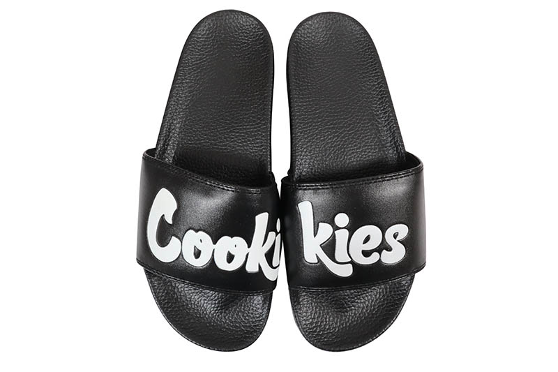 【楽天市場】COOKIES ORIGINAL LOGO SLIDES (BLACK) 1564A6740クッキーズ/スライド/ブラック ...