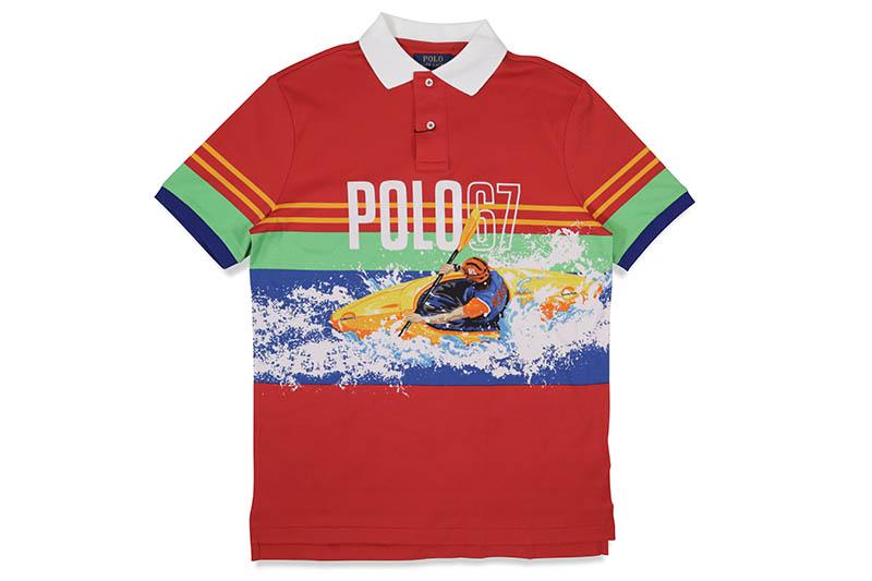 POLO RALPH LAUREN POLO67 RAFTING CLASSIC FIT SHIRT (710901579001:RED) ポロラルフローレン/ショートスリーブシャツ/レッド