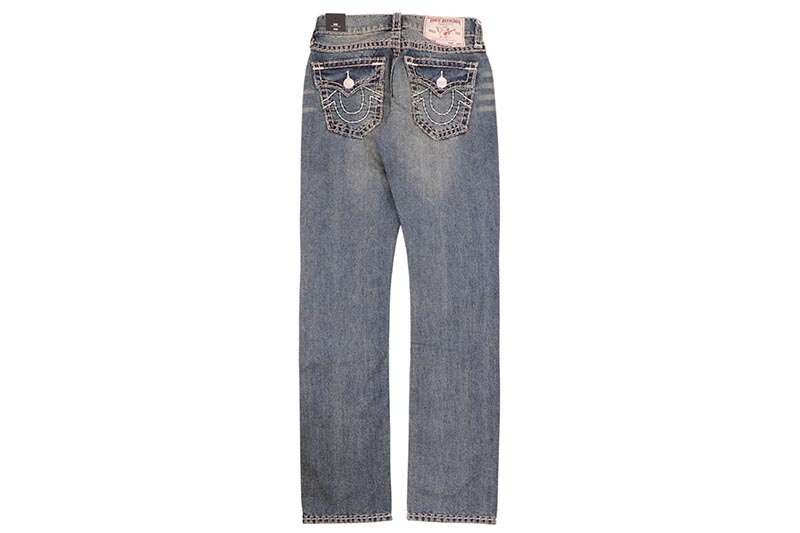 TRUE RELIGION STRAIGHT ブラック　ストレートデニムパンツ. RICKY SUPER T STRAIGHT JEAN - 2SB Body Rinse Black | True