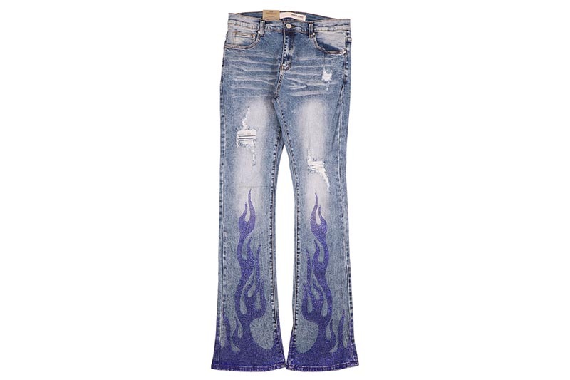 楽天市場】ARMOR JEANS FLAME RHINESTONE STACKED JEANS (AJ23SK-1:RED
