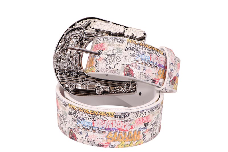 楽天市場】STOLEN ARTS SKULL ROLLER BELTストールンアーツ/ベルト