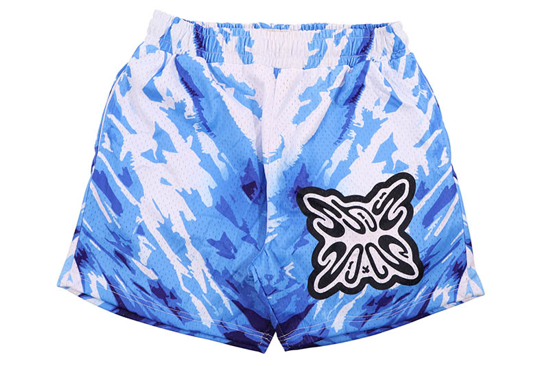 SB STUDIOS SB ELEMENT SHORTS V4 (WHITE/BLUE) エスビーステュディオス/ニューヨークブランド/セレクトショップ/アンダーグラウンド/メッシュショーツ/ホワイト ブルー