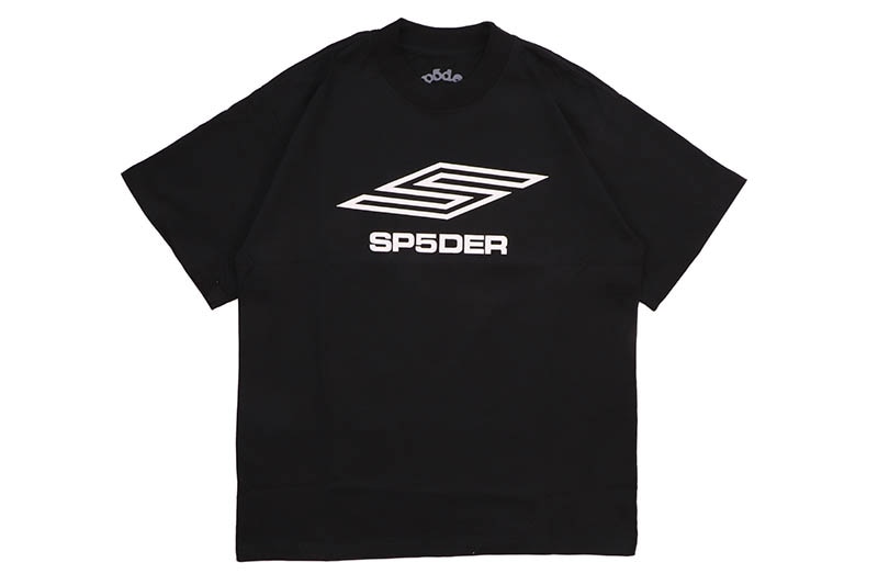 SP5DER PRO LW T-SHIRTS スパイダー/アトランタ/ニューヨーク/ドリル/トラップ/ヤングサグ/ショートスリーブTシャツ/ブラック