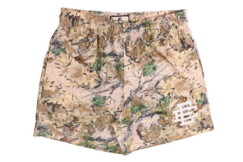 ERIC EMANUEL EE BASIC TAN EE LEAFY CAMO SHORTSエリックエマニュエル/メッシュショーツ/カモ｜GROW AROUND グロウアラウンド