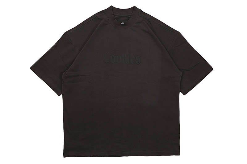 COOKIES CORE KNIT WITH DROPPED SHOULDER (WASHED BLACK) CM253KST15クッキーズ/ショートスリーブTシャツ/ウォッシュドブラック|GROW AROUND グロウアラウンド