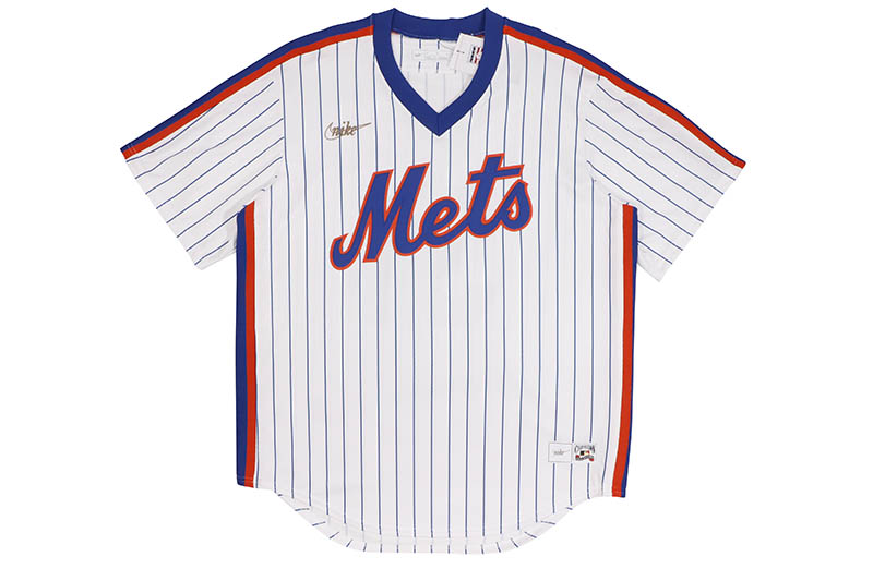 Nike Men's New York Mets Mike Piazza #31 White Cooperstown V-Neck