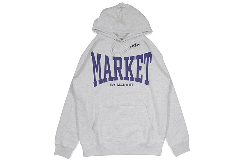 MARKET PERSISTENT LOGO HOODIE (ASH GRAY) 397000470 マーケット/プルオーバーフーディー/アッシュグレー