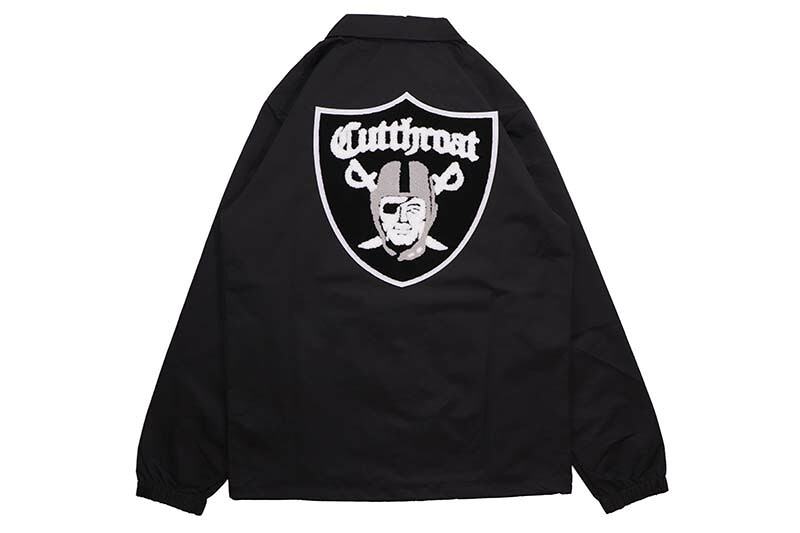 CUTTHROAT COACH JACKET (BLACK)カットスロート/コーチジャケット/ブラック|GROW AROUND グロウアラウンド