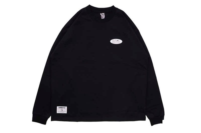 MANASTASH X BBC ARCH LOGO L/S TEE (792-4230023-010:BLACK) BBCJP245T002 マナスタッシュ/ビリオネアボーイズクラブ/ロングスリーブTシャツ/ブラック