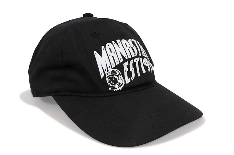 MANASTASH X BBC ARCH LOGO CAP (792-4274004-010:BLACK) BBCJP245G001 マナスタッシュ/ビリオネアボーイズクラブ/ストラップバックキャップ/ブラック