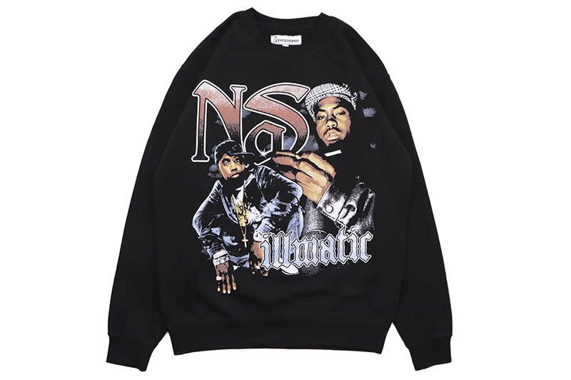 JEFFERSONS ILLMATIC HEAVYWEIGHT CREWNECK SWEATSHIRT (BLACK) ジェファーソンズ/クルーネックスウェット/ブラック