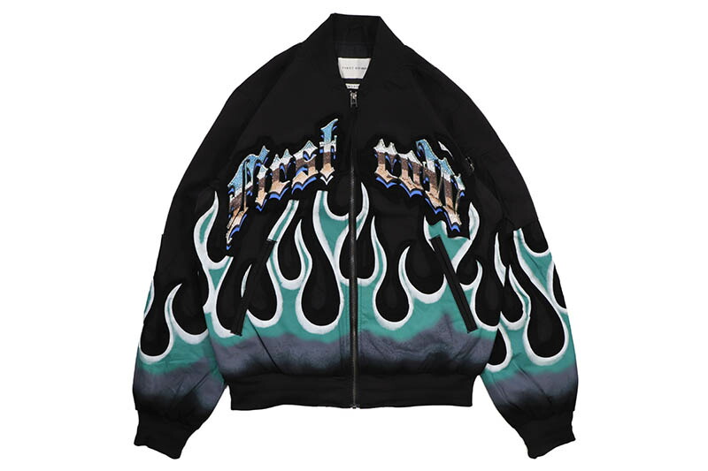 楽天市場】FIRST ROW CAUTION MULTI PATCHES MA-1 JACKET (FRJ4012