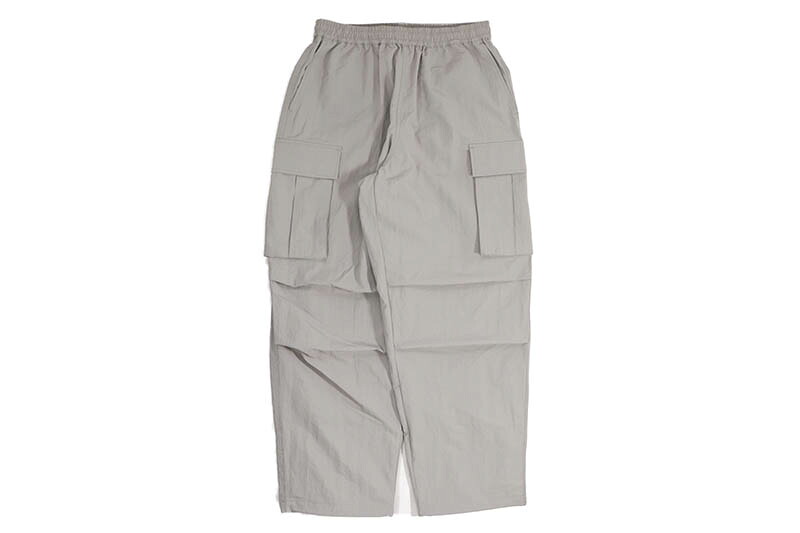 FUBU NYLON EASY CARGO PANTS (FAM-42502:GRAY) フブ/カーゴパンツ/グレー