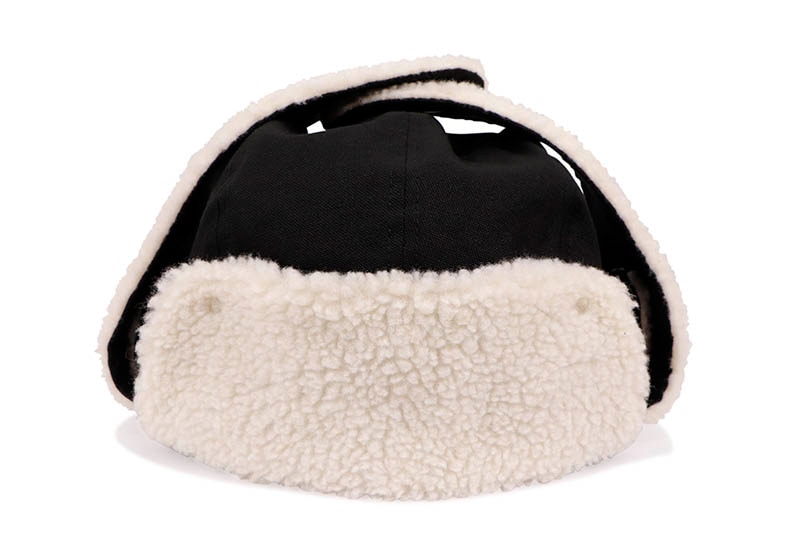 NEW ERA DUCK CANVAS TRAPPER (BLACK) 14307147 ニューエラ/トラッパーキャップ/フライトキャップ/耳当て/防寒/ブラック