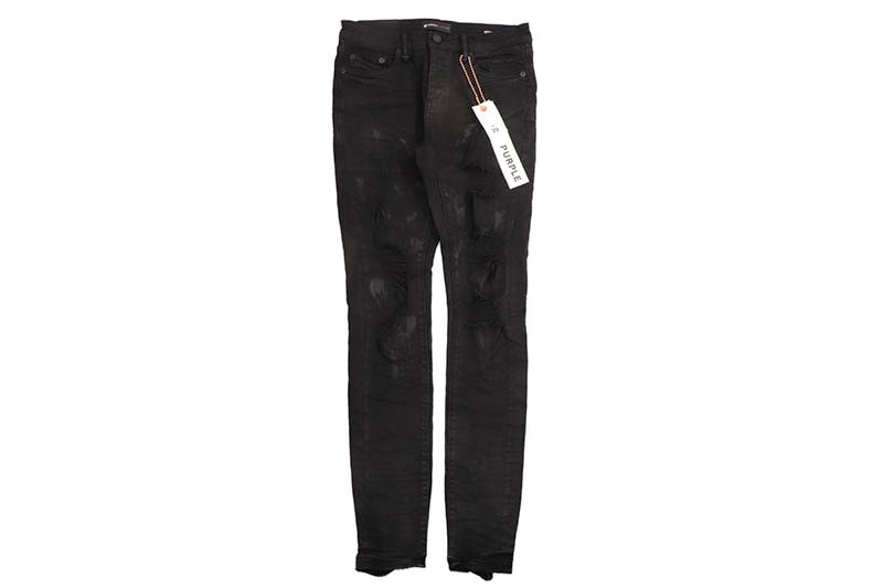 PURPLE BRAND(パープルブランド)P001 Black size30 P001 Black Resin Knee Slit – PURPLE BRAND