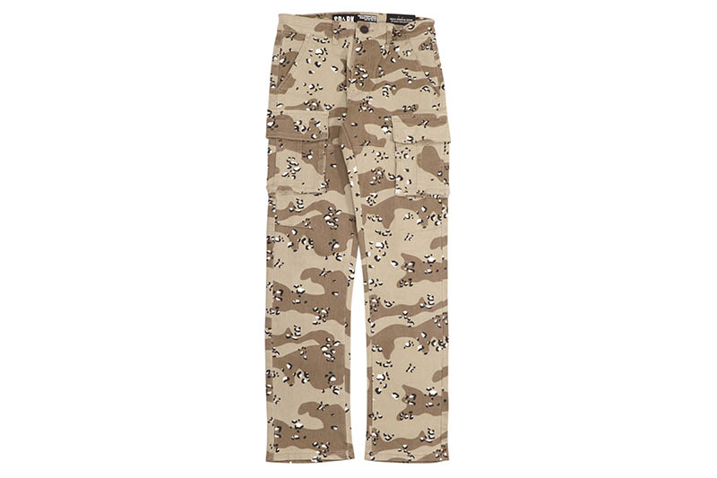 SPARK SLIM STRAIGHT FIT STRETCH CARGO CAMO PANTS (S4413:DESERT)スパーク/カーゴパンツ/デザートカモ｜GROW AROUND グロウアラウンド