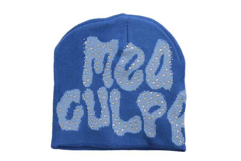 楽天市場】MEA CULPA Y2K RHINESTONE BEANIE (LIGHT BLUE)メア・クルパ