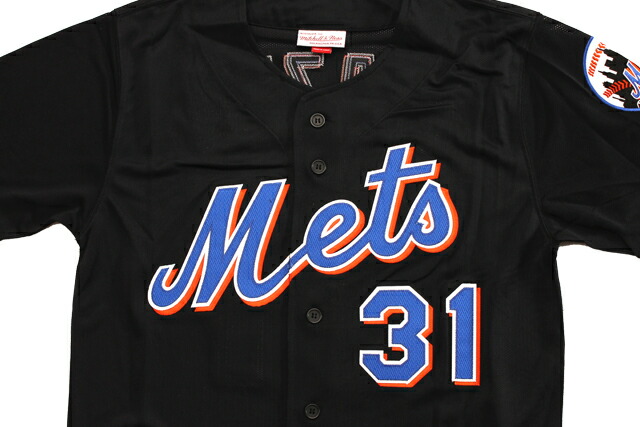 NESSAUTHENTICMESHBPJERSEY(NEWYORKMETS/2000:MIKEPIAZZA/BLACK)