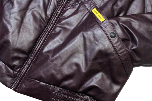double goose leather jacket