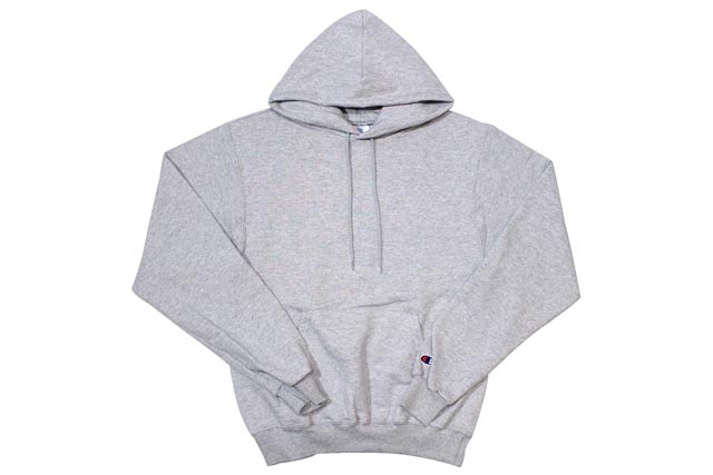 light steel champion hoodie