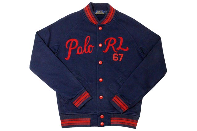 polo ralph lauren fleece baseball jacket