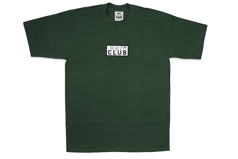 楽天市場】PRO CLUB HEAVYWEIGHT S/S EMBROIDERED BOX LOGO TEE