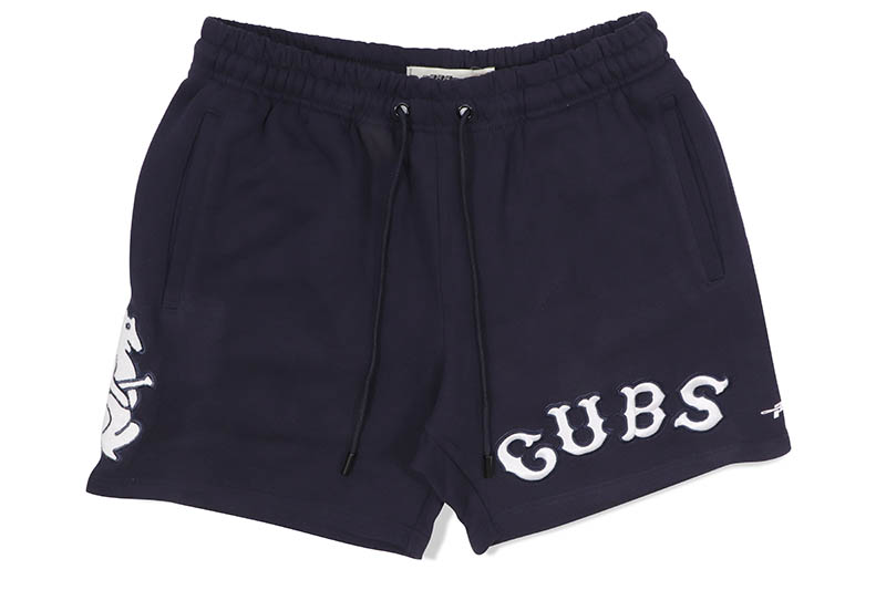 PRO STANDARD CHICAGO CUBS RETRO CLASSIC FLEECE SHORTS (LNY335719:NAVY) プロスタンダード/シカゴカブス/ショーツ/ワッペン/ネイビー