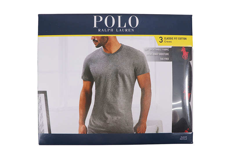 楽天市場】POLO RALPH LAUREN SLIM FIT COTTON CREWS 3PCS